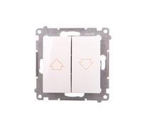 Simon 54 bouton store simple 16A 250V blanc DZP1A.01/11