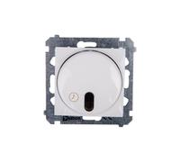 Kontakt-Simon DWC10P.01/11 Interrupteur électrique Blanc - Accessoire Couteau électrique (Blanc, en Plastique, IP20, 230 V, 75 mm, 46,5 mm)