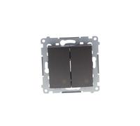 54 MODULE ANTHRACITE CONNECTEUR CROISÉ 2X PREMIUM 54 DW7/2.01/48