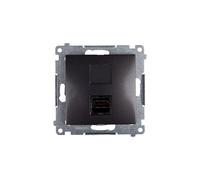 Simon 54 HDMI femelle anthracite DGHDMI.01/48