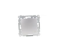 Simon 54 Interrupteur, bornes rapides, argent mat DS1.01/43