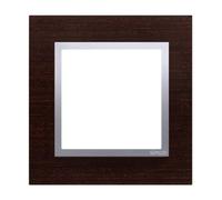 Simon 54 Nature cadre bois simple ARGENT WENGÉ RN1/84