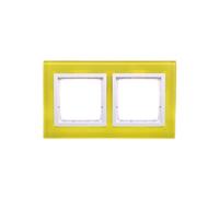 Simon 54 Nature cadre double verre LIMONEN SORBET DRN2/90