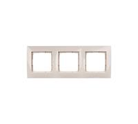 Simon 54 Premium Cadre triple crème/pour placo DRK3/41