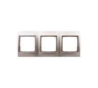 Simon 54 Premium Cadre triple or mat/placo DRK3/44