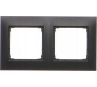 Simon 54 Premium noir Cadre universel double IP20/IP44, DR2/49