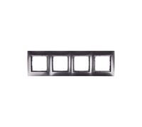 kontakt-simon Simon 54 5902787827625 Premium Cadre 4 Positions pour Plaque de plâtre/DRK4/48 Anthracite
