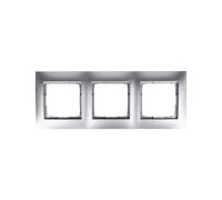 Simon 54 Premium triple cadre argent mat DR3/43