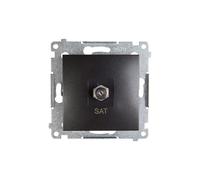 Simon 54 prise antenne individuelle SAT anthracite DASF1.01/48