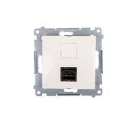 Simon 54 prise de crème HDMI DGHDMI.01/41