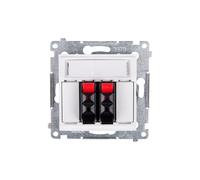 54 MODULE BLANC PREMIUM HIFI HAUT PARLEUR FEMELLE DGL32.01/11