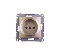 Simon 54 prise simple b/u 16A IP20 or mat DG1Z.01/44