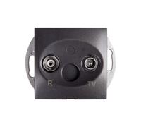 Kontakt-Simon DAK.01/48 Prise de courant en plastique IP20 Anthracite 75 mm 39 mm 75 mm