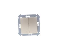 Simon 54 Raccord d'escalier double or mat DW6/2.01/44