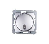 Simon 54 Sonnette électronique 70dB IP20 argent mat DDS1.01/43