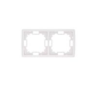 Simon 5902787568375 Basic Standard Double Cadre Universel Blanc BMR2/11 Contact Simon