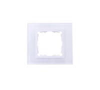 Simon 82 Cadre en verre simple / cadre blanc intermédiaire 82617-30