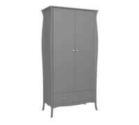 Simon armoire de rangement 1 tiroir 2 portes gris.