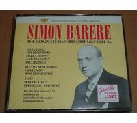 Simon Barere - The Complete HMV Recordings 1934-36 [UK-Import]