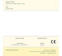Simon Base multiple ronde 4 prises Schuko + 2 USB 2,5A 1,5m H05VV-F 3G1,5 16A/250V Blanc Ø16x4cm