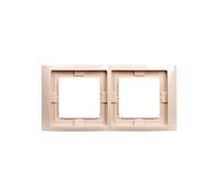 Simon Basic Neos Cadre double IP44 beige BMRC2B/12