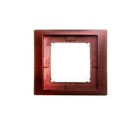 Simon Basic Neos Cadre simple IP44 acajou BMRC1B/050