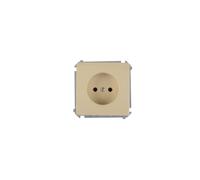 Simon Basic prise simple b/u 16A IP20 beige BMG1.01/12