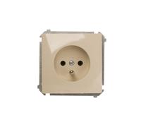 Simon Basic Prise simple w/u 16A IP20 beige BMGZ1.01/12