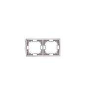 Simon Basic Standard Double Frame Universal Stainless Steel BMR2/21