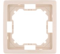 Simon Basic Standard Single frame universal beige BMR1/12