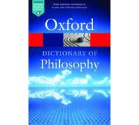 Simon Blackburn The Oxford Dictionary of Philosophy (Poche)