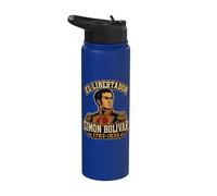 Simon Bolivar El Libertador 1783-1830 Stainless Steel Insulated Water Bottle