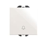 SIMON - Bouton sonnette Simon 270 blanc 20000152-090