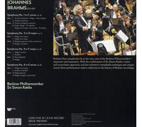SIMON/BP RATTLE - SINFONIEN 1-4 4 VINYL LP NEUF BRAHMS,JOHANNES