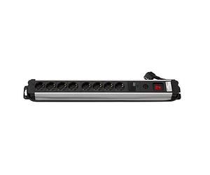 SIMON Brico extraPower - Base/S 8 prise 1,5 m 3 G1,5 Gris/Noir Fajin