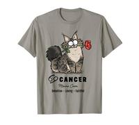 Simon Cat Cancer Zodiac Maine Coon sensible aimant fidèle T-Shirt
