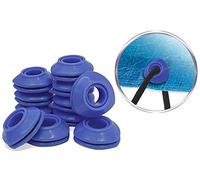 Simon & Co (Lot de 22) Oeillets pour bâche en plastique à clipser - Bleu - Diamètre intérieur 11mm, en bonus 3 patch de réparation de bâche