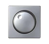 Simon Couvercle + Bouton régulateur élec.Tension Aluminium 82054-33