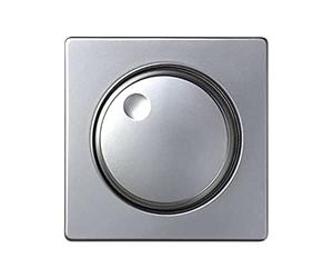 Simon Couvercle + Bouton régulateur élec.Tension Aluminium 82054-33