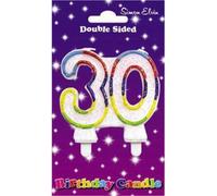 Simon Elvin Bougie d'anniversaire 30, 6 pièces SG5154 (Taille unique) (Coloré)