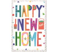 Simon Elvin - Couleur - Carte de voeux "Happy New Home" Pack de 6 - Carton SG38145 (Taille unique) (Coloré)