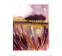 Simon Howden (Through The Bracken in Mauve 40 x 50 cm Toile Imprimée