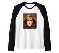 Simon Le Bon 80s Hair Duran Duran par Virginia Turbett Manche Raglan