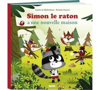 Simon le raton à une nouvelle maison - Sophie De Mullenheim - Auzou Éditions - cartonné - Album jeunesse dès 3 ans