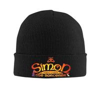 Simon Le Sorcier Aventure Bonnet Tricoté Tuque d’Hiver Bonnet en Acrylique Chaud Nouvelle Casquette pour Hommes Cadeaux pour Femmes,