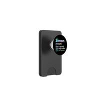 Simon Like A Normal Guy Only Cooler Legend King Prénom PopSockets PopWallet pour MagSafe