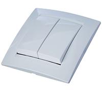 Simon M256212 Commutateur double série 15 Blanc