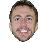 Simon Minter (Beard) Big Head. Masque plus grand que nature.