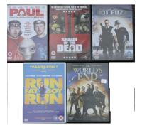 Simon Pegg Collection Hot Fuzz + Run Fat Boy Run + Shaun Of The Dead + World's End + Paul