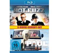 Simon Pegg,Nick Frost,Jim Broadbent - Hot Fuzz/Paul-EIN Alien Auf der Flucht [Blu-Ray] [Import]